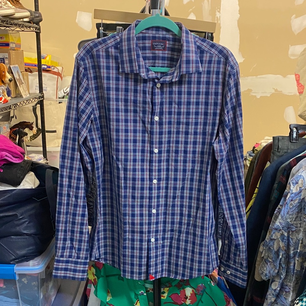 Untuckit Plaid Shirt